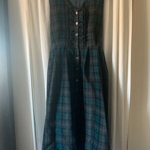 Wool Plaid Dress